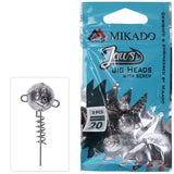 Mikado Jaws Screw In Jig Head 3-Pack