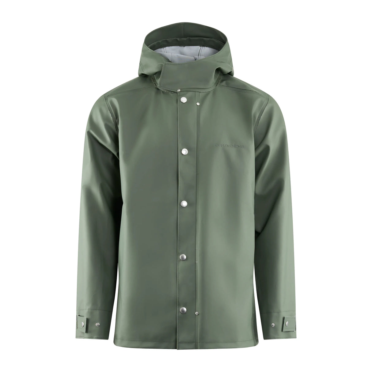 Grundens 1926 Regnkläder Coat Stone Moss sadetakki - Happy Angler