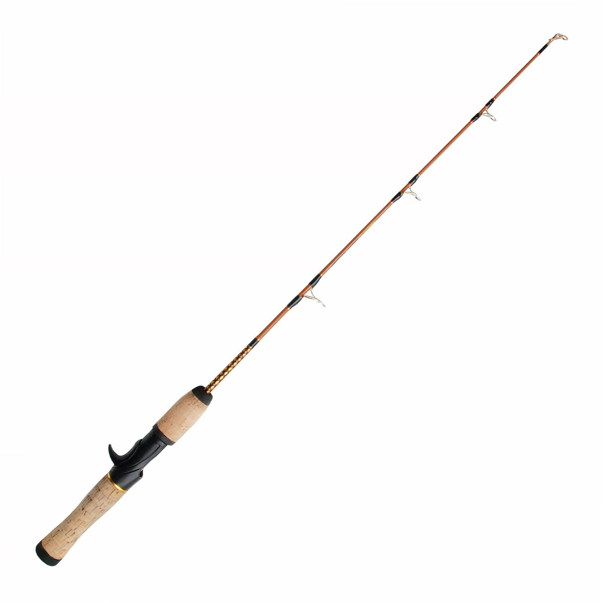 Patriot Mustard Ice Fishing Rod for Baitcasting Reel 75 cm