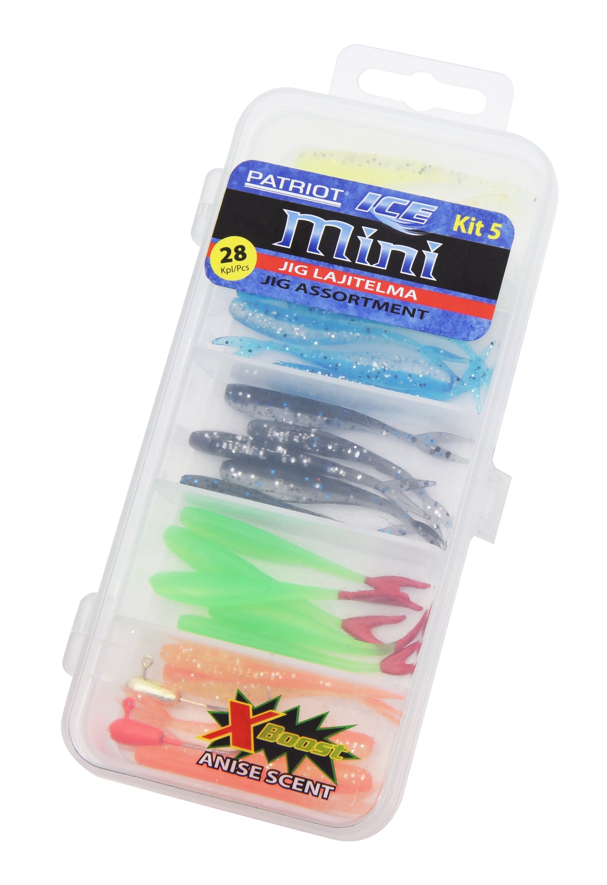 Patriot Ice Mini Ice Fishing Jig Kit 5 28-Pack