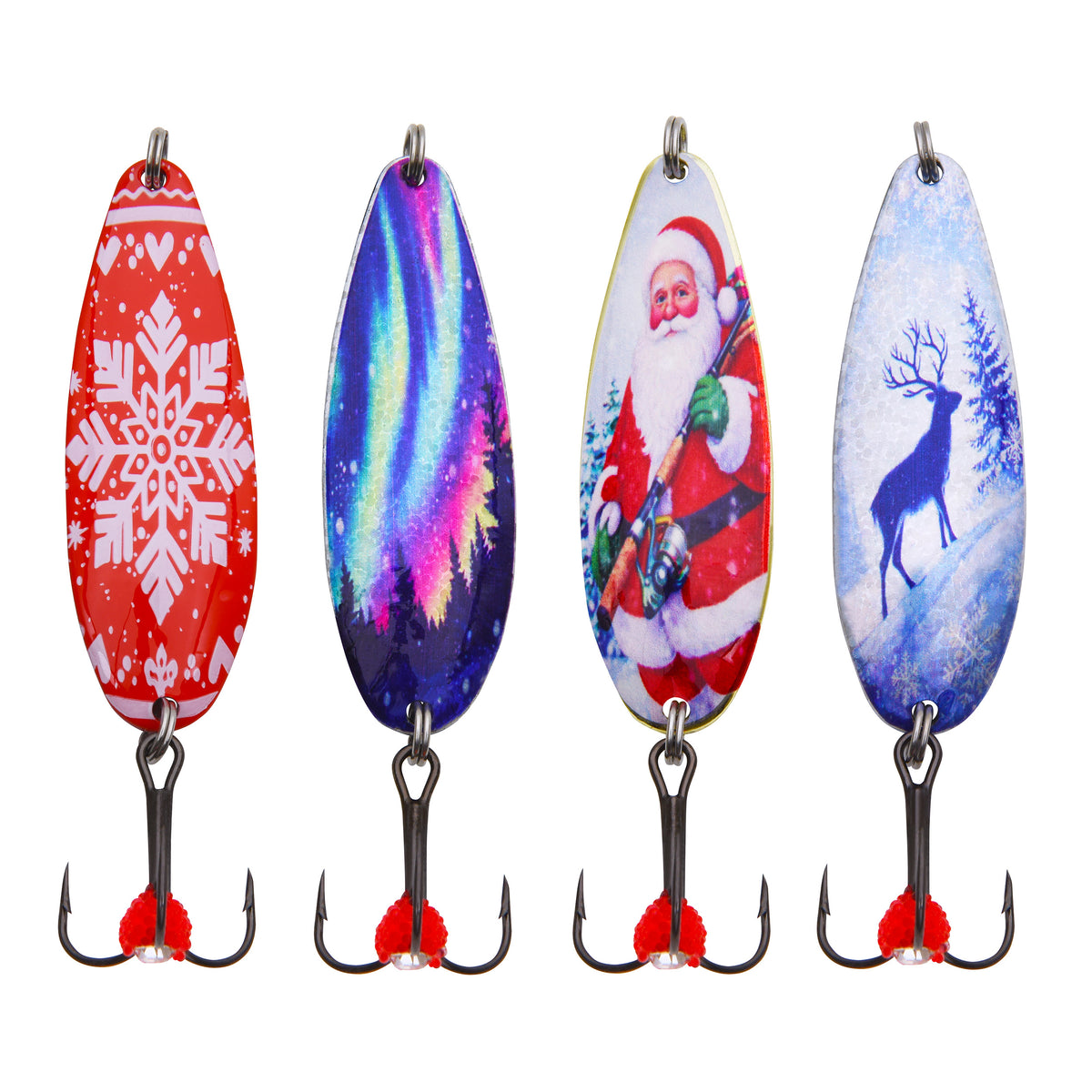 Santa Lures Spoon Lure Assortment 4-Pack
