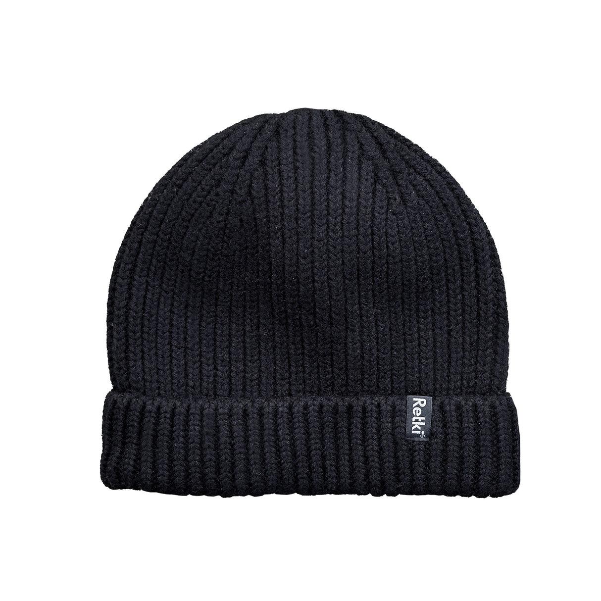 Retki 100 % Merino Chunky Beanie Black