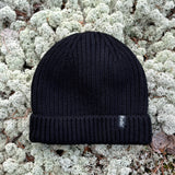 Retki 100 % Merino Chunky Beanie Black