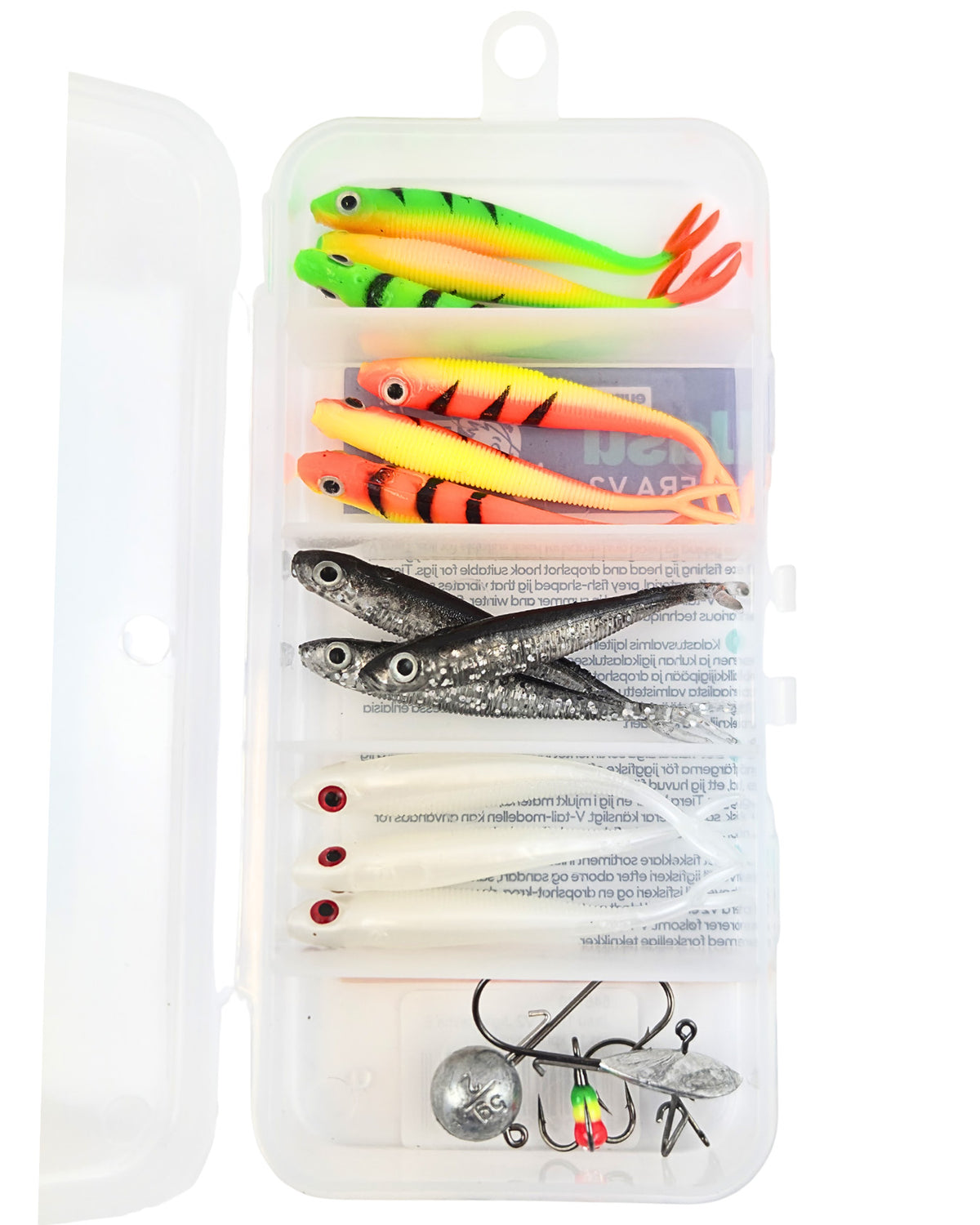 Jasu Tiera V2 6 cm Jig Assortment 12 pcs + Jig Heads