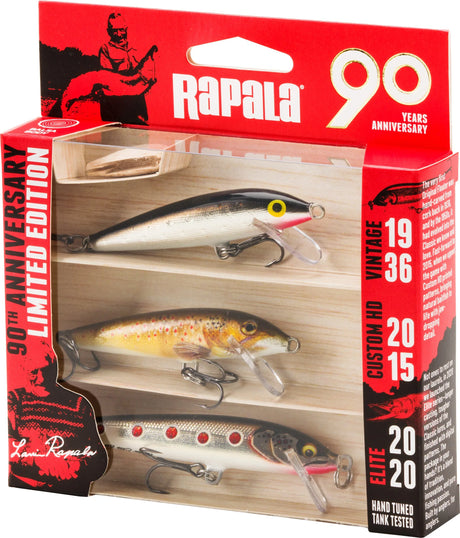 Rapala 90 vuotta R90 Floater Small Naturistic vaappulajitelma 3 kpl/pkt - Happy Angler