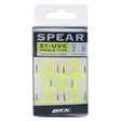 BKK Spear-21 UVC Chartreuse 3-haarakoukku - Happy Angler