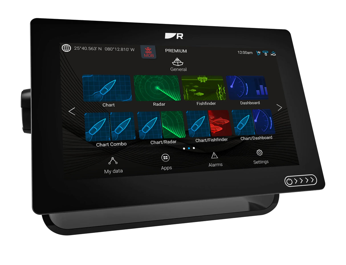 Raymarine AXIOM+ 9 RV yhdistelmälaite + Pohjois-Euroopan kartta - Happy Angler