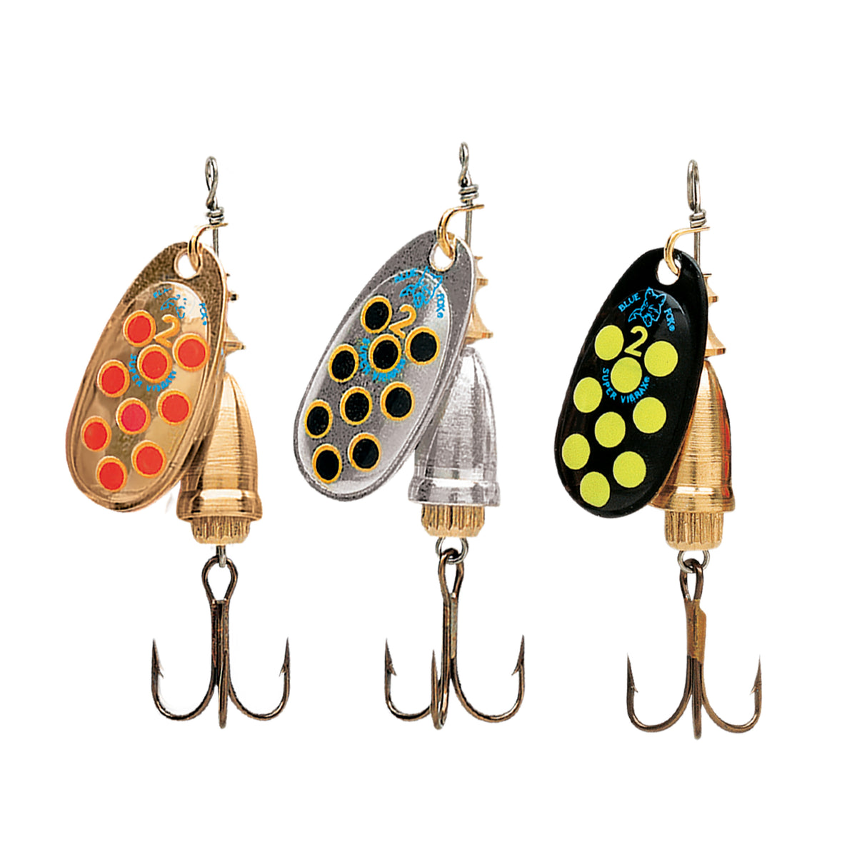 Blue Fox Vibrax Hot Pepper Mix 6 g Spinner Set 3-Pack