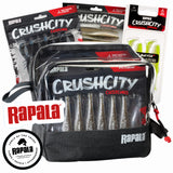 Rapala CrushCity Soft Pack Finesse Limited Edition Jig Assortment + Rapid Pack Bag