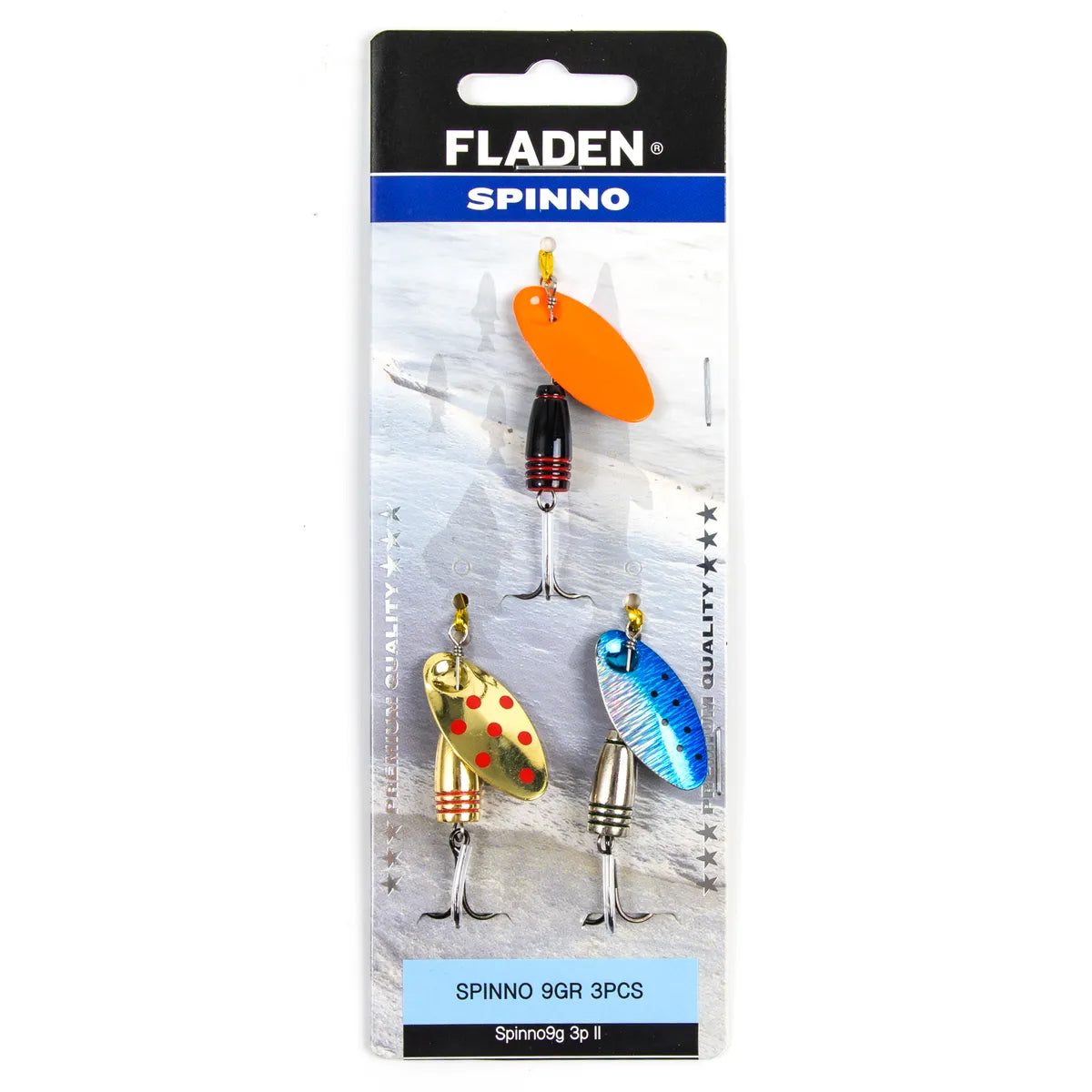 Fladen Spinno II 9g lippalajitelma 3 kpl/pkt