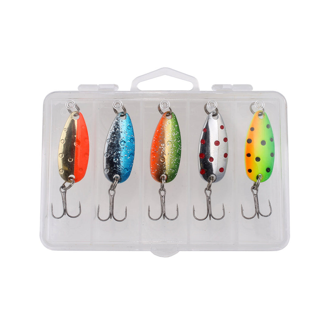 Wiggler Lill-Sluken 7 g Spoon Lure 5-Pack