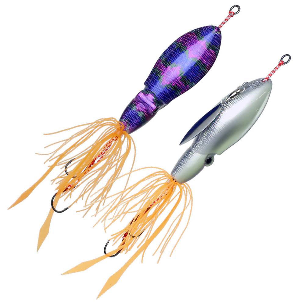 cod fishing lures Wiggler Ursula 140 g Pilk color:White Red Dot BRAND NEW!! Lew's R1SH 8-1/4