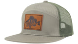 Hurricane Leather Patch Perch Trucker Cap