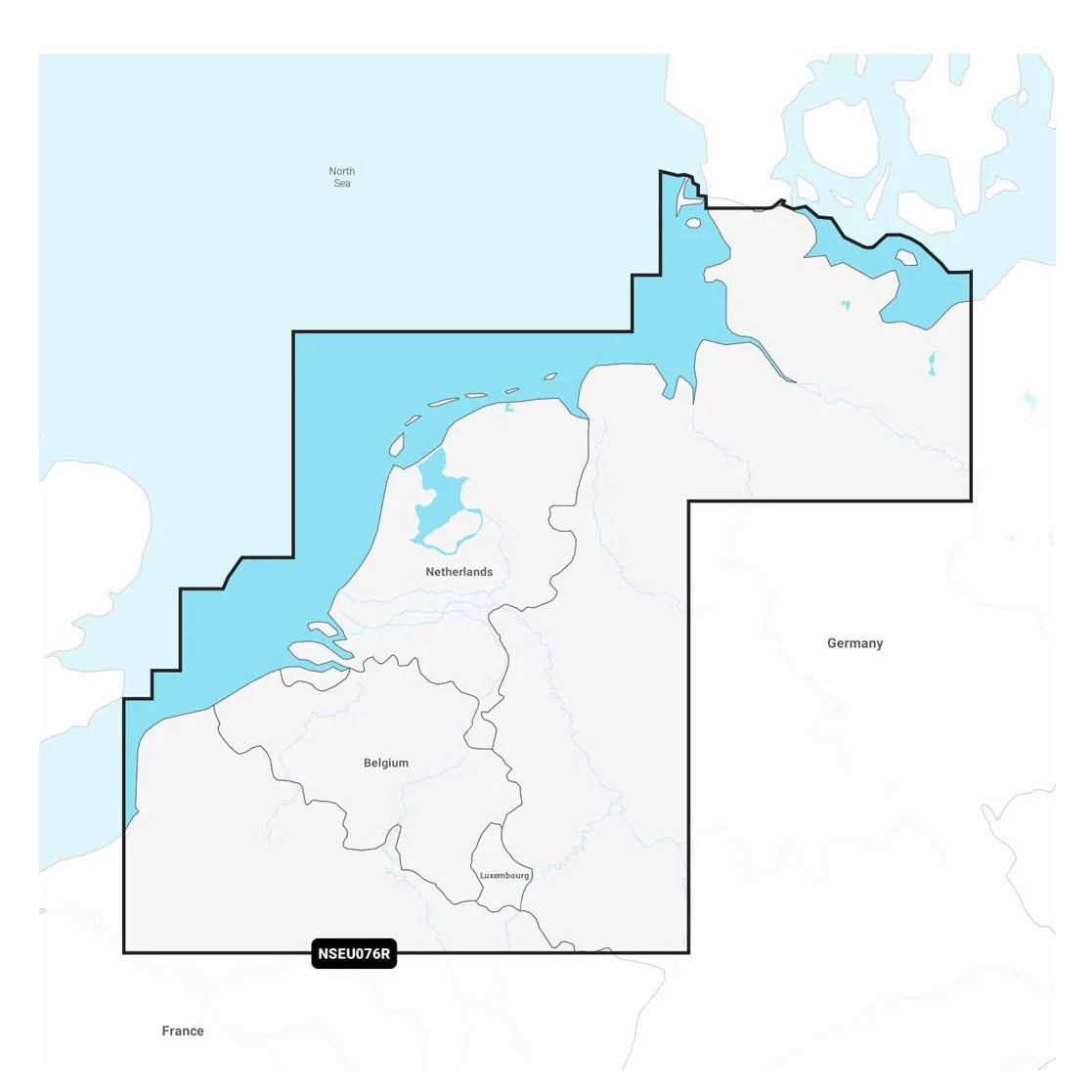 Garmin Navionics+ NSEU076R Benelux and Western Germany  Marine Chart