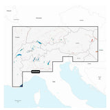 Garmin Navionics Vision+ NVEU066R The Alps, Lakes and Rivers Marine Chart