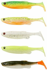 Savage Gear Fat Minnow T-Tail 9 cm Jig Dark Water Mix 5-Pack