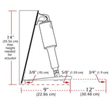 Lenco trimmilevysarja 9" x 12" 12V - Happy Angler