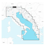 Navionics+ NAEU014R Italia, Adrianmeri karttakortti