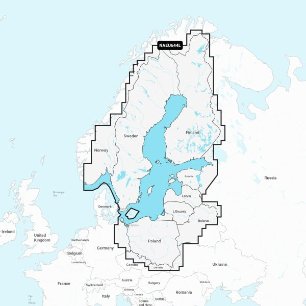 Navionics+ NAEU644L Itämeri karttakortti