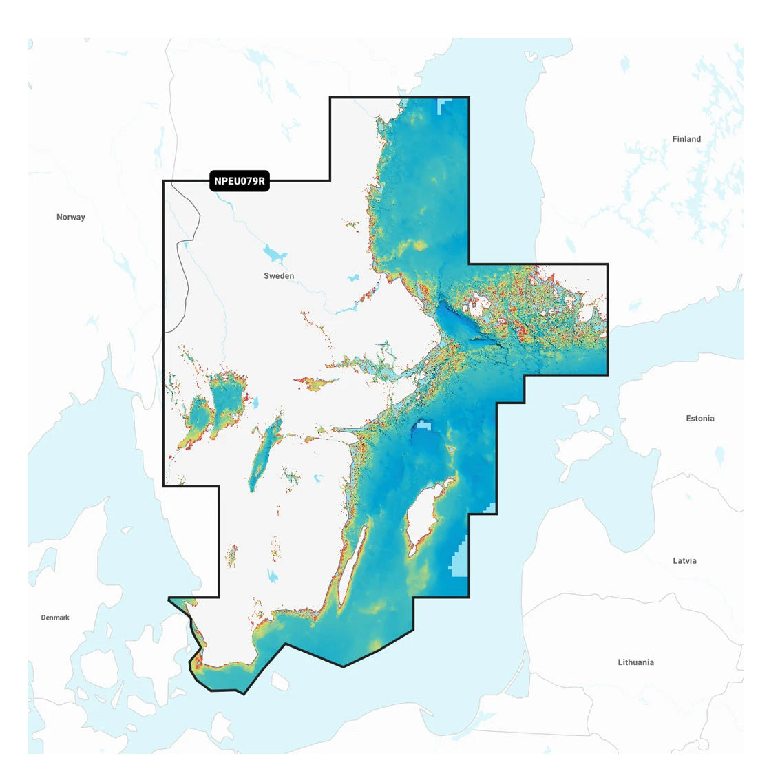 Navionics Platinum+ NPEU079R Ruotsi, kaakkoinen karttakortti