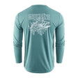 Grundens LS Tech Tee Cuda UPF50 pitkähihainen paita - Happy Angler