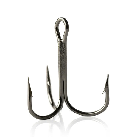 Mustad Round Bend Treble 3-haarakoukku 100 kpl / pkt - Happy Angler