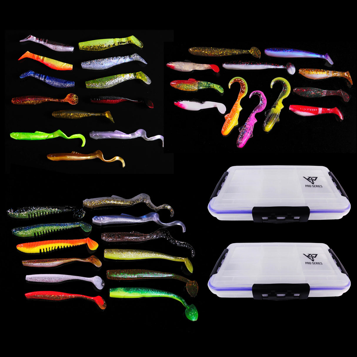 Team K.P Baits Total Pro jigilajitelma 132 kpl + vieherasia 2 kpl - Happy Angler