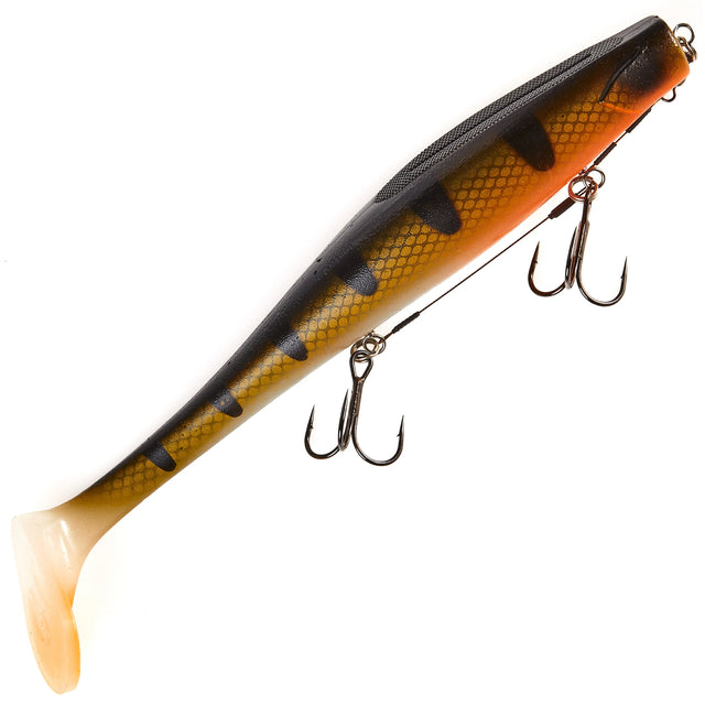 Lucky John Kubira Swim Shad 9" kalajigi + stinger - Happy Angler