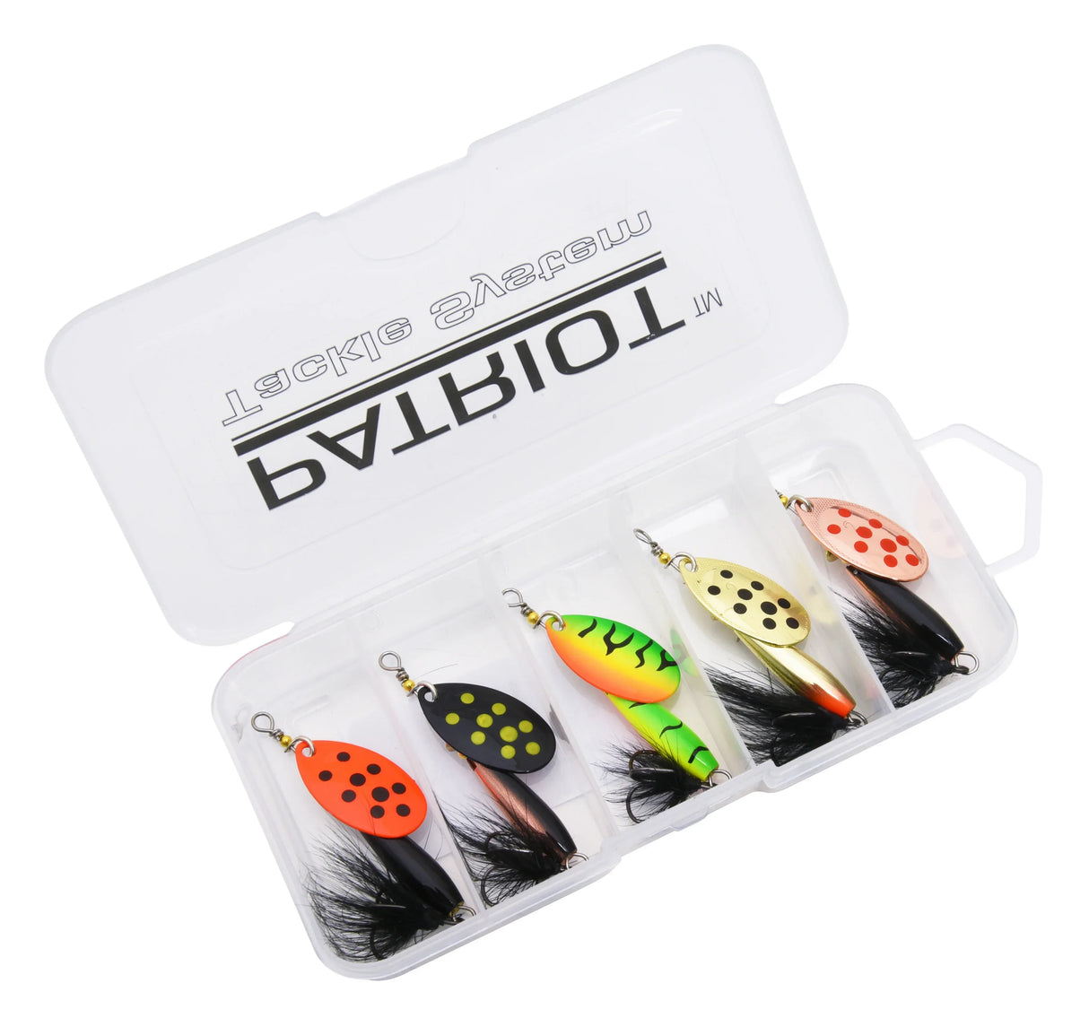 Patriot Finny Fly 5 g lippa lajitelma 5 kpl/pkt - Happy Angler