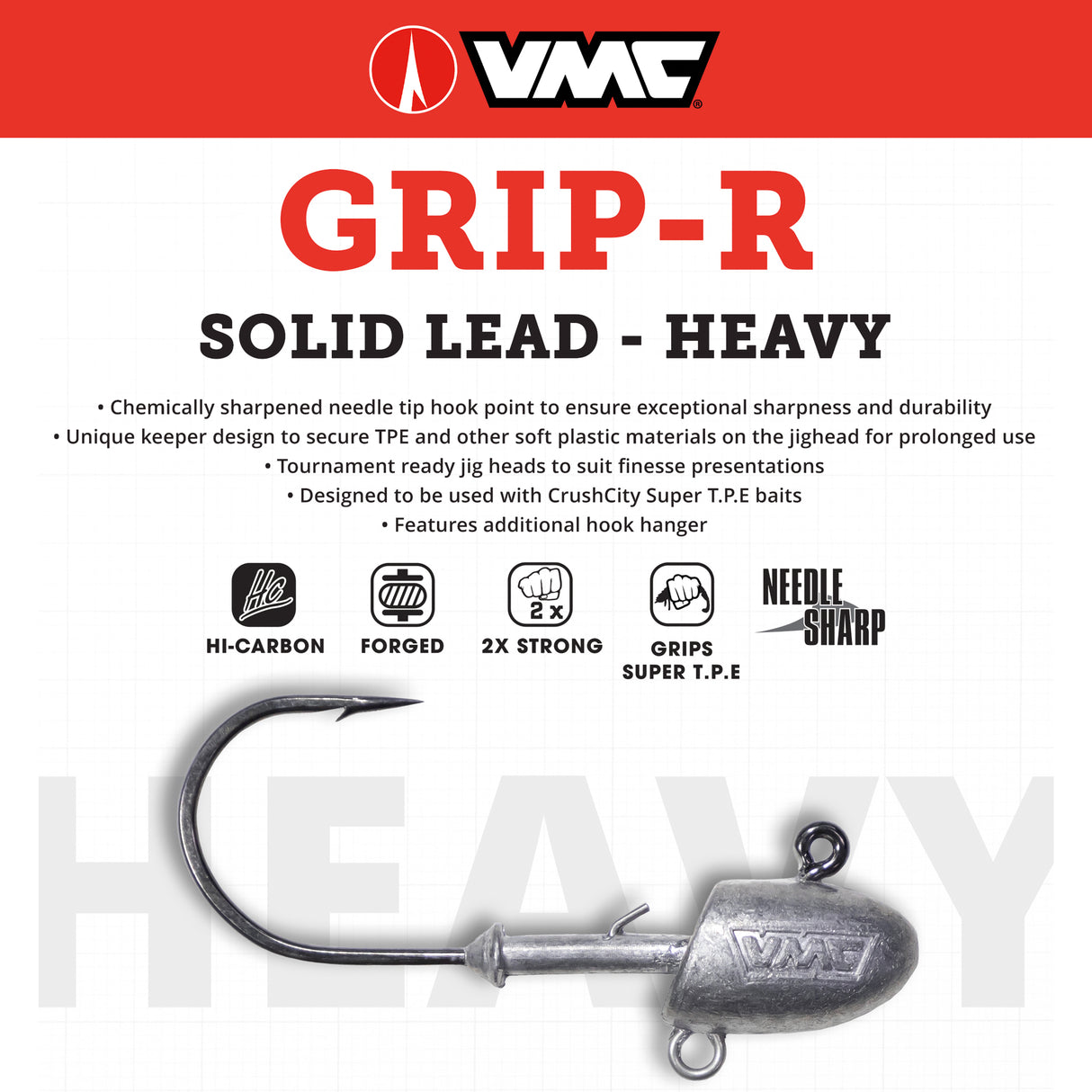 VMC Grip-R Finesse jigipää 7 g 5 kpl/pkt