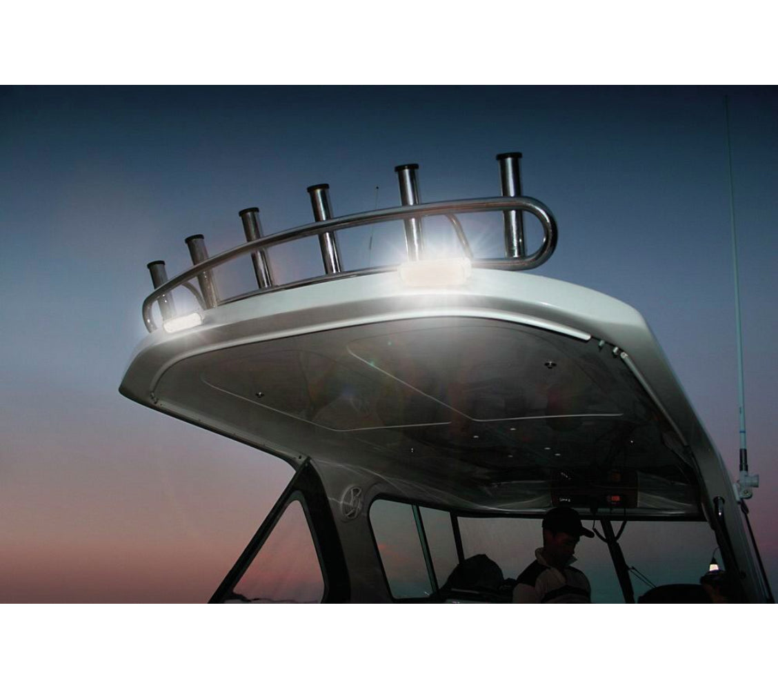 Hella Marine Sea Hawk LED kansivalo musta