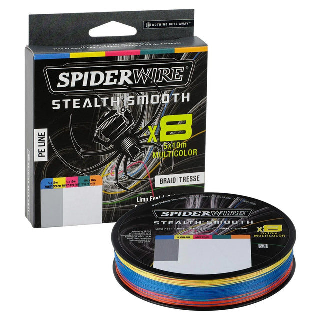Spiderwire Stealth Smooth 8 Multicolor 600 m kuitusiima - Happy Angler