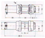 Bronco Gen II Winch 3500 sähkövinssi - Happy Angler