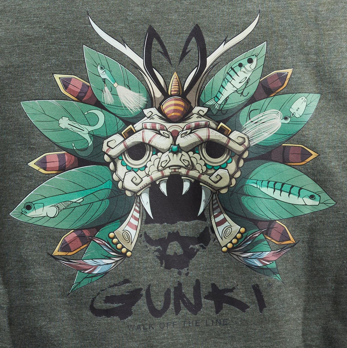 Gunki Chief Khaki Zip Sweat Hoodie