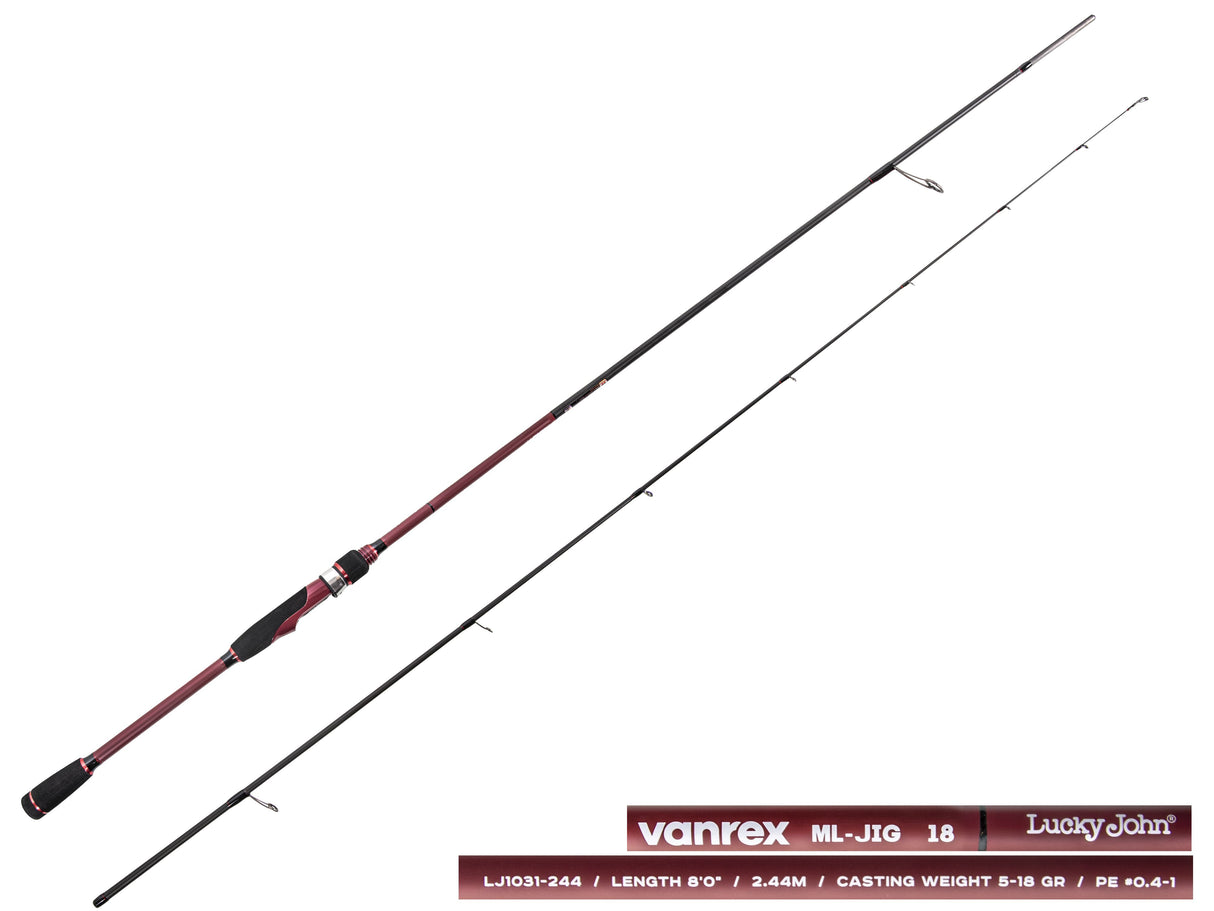 Lucky John Vanrex ML-Jig 18 Spinning Rod