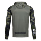 Mikado UPF50+ Green Camo Fishing Hoodie