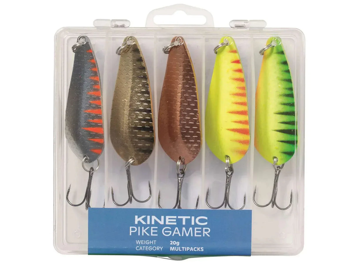Kinetic Pike Gamer 21 g lusikkalajitelma 5 kpl/pkt - Happy Angler