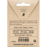 Vision Trout Leader 9´ kartioperuke - Happy Angler