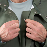 Grundens 1926 Regnkläder Coat Stone Moss sadetakki - Happy Angler