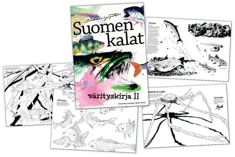 Sakke Yrjölä Suomen Kalat Värityskirja II - Happy Angler