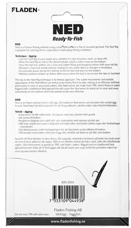 Fladen NED Ready To Fish jigilajitelma 8+8 kpl/pkt - Happy Angler