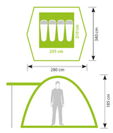 Norfin Zander 4 teltta