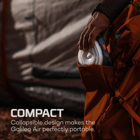 NEBO Galileo Air 1000 ladattava retkilyhty 1000 lm + virtapankki - Happy Angler