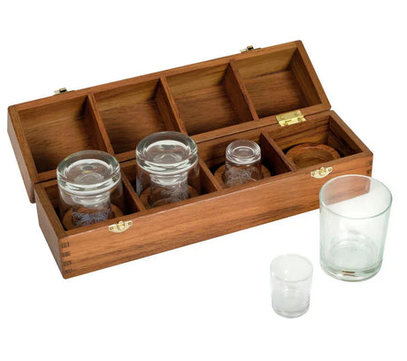 Maritim Kapteenin Baari teak laatikossa - Happy Angler