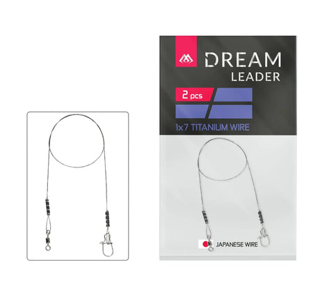 Mikado Dream Leader Titanium 25 cm peruke 2 kpl/pkt - Happy Angler