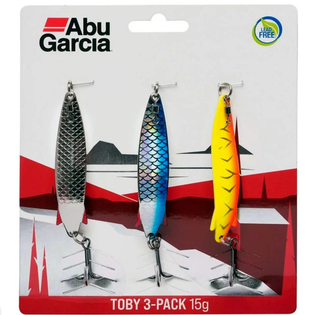 Abu Garcia Toby 15 g 3-Pack lusikkauistin - Happy Angler