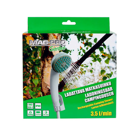 Mag-Pro ladattava retkisuihku - Happy Angler