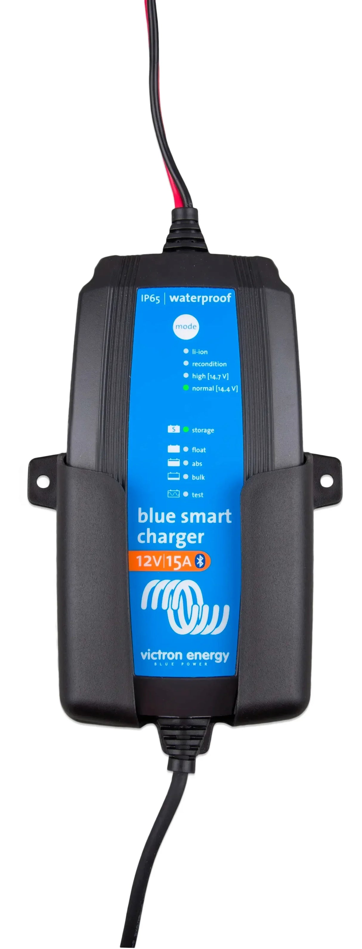 Victron seinäteline Blue Smart IP65 12V/10-15A ja 24V/8A akkulatureihin - Happy Angler