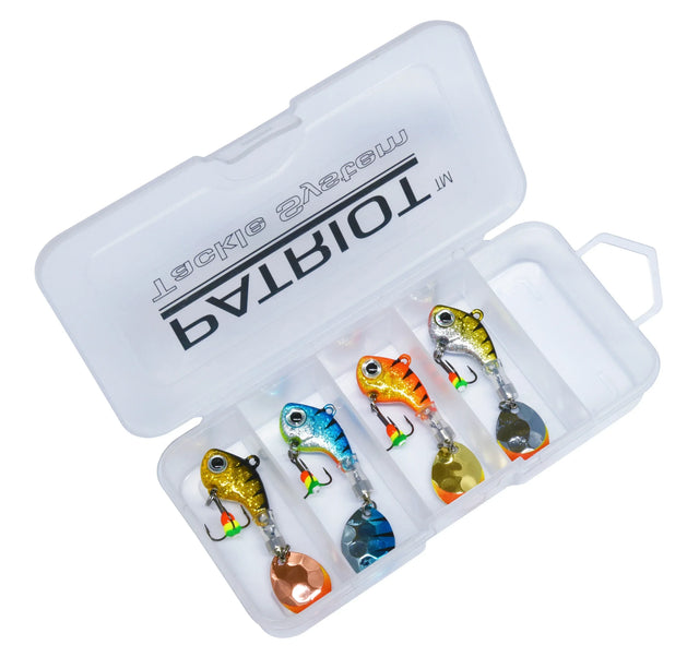 Patriot Twisty Tail Spinner 16 g lajitelma 4 kpl/pkt - Happy Angler
