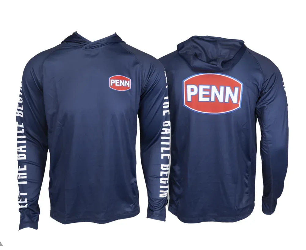 Penn Pro Hooded Jersey UPF30 pitkähihainen kalastuspaita - Happy Angler